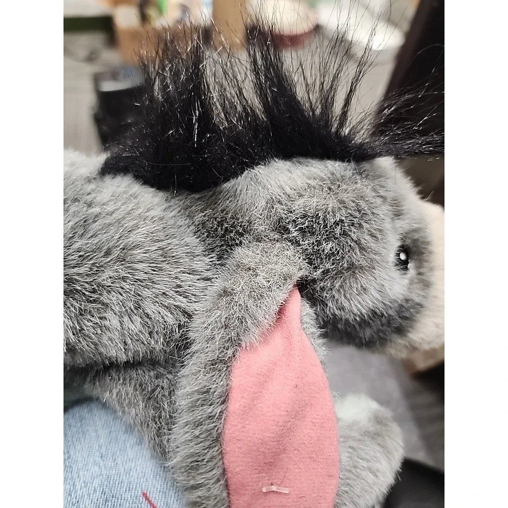 Vintage Walt Disney World Eeyore Plush Removable Tail Stuffed‎ Animal Super Soft